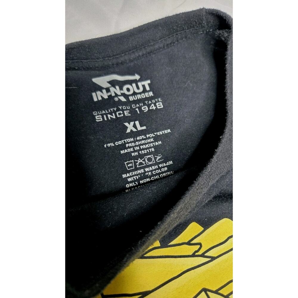 In-N-Out Burgers Animal Style Fry Tee T Shirt Size Ex Large - Picture 3 of 7